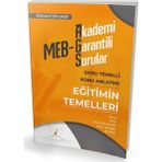 Pelikan Tıp Teknik Yayıncılık Meb - Ags Eğitimin Temelleri Soru Temelli Konu Anlatımı - Sebahattin Eker