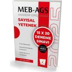 Pelikan Tıp Teknik Yayıncılık Meb / Ags Hazırlık Sayısal Yetenek 15x20 Tamamı Video Çözümlü Deneme Sınavı - Nuh Hellagün