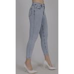 Pelin Jeans AÇIK KAR FUL LİKRA YÜKSEK BEL KOT PANTOLON Mavi 38