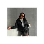 Pelin Jeans İÇİ PELUŞ SÜET MONT-KABAN Siyah L