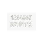 Pelince Lazer Kesim Saat Rakam Sayı Seti | Arabic Font l Ahşap MDF Hobi Malzemesi | 3cm Yükseklik