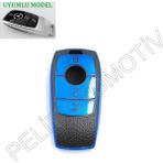 Pelit Otomotiv Mercedes C180 C200 W213 Anahtar Kılıfı Süperlüx Mavi
