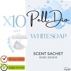 Pelldio 10'Lu White Soap Ayakkabılık Dolap Ve Çekmece Parfümlü Kese Kokusu Oda Koku Kesesi