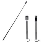 PellKing Insta360 ONE X4, X3, X2, X, Insta360 ONE R, RS, Insta 360 Kamera 1/4 "Genişletilmiş Monopod Pole için uzun 77 inç Görünmez Özçekim Sopa