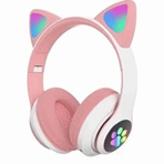 Peltech STN-28 Pembe Bluetooth Kedi Kulaklık