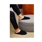 Peluche CAN-EBLT Mavi Navy Blue Baklava Canak Slipper Erkek Ev Terliği