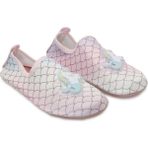 Peluche Kız Çocuk Deniz Ayakkabısı Mermaıd Unıcorn Pembe Renkli Suya Dayanıklı Tasarım