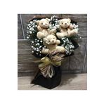 peluş 3 Lü Ayıcık Buketi