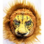 Peluş Aslan Maskesi Kahverengi Yeleli Mega Peluş 33 No - GMS4413-1386