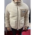 Pelüş Astarlı Kışlık Mont Krem - 2XL