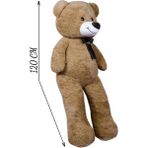 Pelüş Ayıcık,doldurulabilir Pelüş,sevgiliye Hediye,tedyy,ayı (Kahverengi) - Ahşap