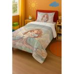 Peluş Ayıcıklı Prenses Çocuk Yorganı