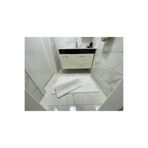 Peluş Banyo Paspası Takımı 2'li Küçük Boy Jel Kaymaz Taban Post - - Beyaz SARARPAS1122