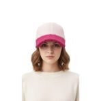 Peluş Beyzbol Şapkası, Yumuşak Dokulu Kadın Kep noyankutay (PEMBE-KIRMIZI)