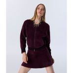 Pelüş Bomber Ceket TW6250005101008 - Mor - 36