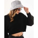 Peluş Bucket Kova Şapka - Gri - Standart