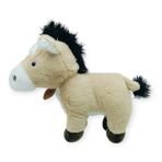 Peluş Hayvanlar Sesli 30 Cm At - Bej
