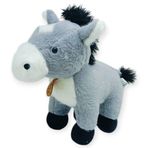 Peluş Hayvanlar Sesli 30 Cm At - Gri - 1 Adet