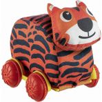 Peluş Kaplan Bebek Oyuncağı Araba - Turuncu