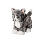 Peluş Kedi Gri Beyaz Yumuşak Oyuncak