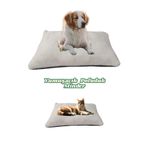 Peluş Kedi ve Köpek Minder Yatağı Sıcak ve Yumuşacık Evcil Hayvan Kulübe/Sokak/Ev (beyaz, Medium)