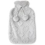 Peluş Kılıflı Sıcak Su Torbası 31x19 cm Uzun Süre Isı Koruyan Yumuşak Termal Kompres Boyun Sırt Bel Karın Ağrıları İçin Rahatlatıcı Isıtıcı Torba