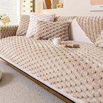 Peluş Koltuk Kılıfları Kaymaz Kanepe Kılıfı Bölümlü Kanepe için Evrensel Koltuk Kılıfları 1 2 3 Kişilik Kanepe Kanepe Örtüsü Minderleri Kahverengi 70 × 70 cm