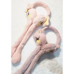 Peluş Kulak Isıtıcı Kulaklik Ses Çıkaran Hareket Ediyor - Pembe