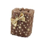 Peluş Masa Kalemliği 8x10 cm Kahve Gold