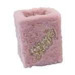 Peluş Masa Kalemliği 8x10 cm Pembe