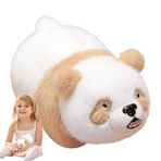 Peluş Panda Bebeği, Sevimli Panda Peluşları,Yıkanabilir Doldurulmuş Hayvan Doll - Çocuklar İçin Gerçekçi Doldurulmuş Bebek Oyuncakları, Panda Yastık Peluş, Çocuk Yetişkinler İçin Hayvan Peluş Oyuncakl