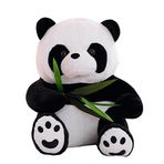 Peluş Panda Oyuncak Yüksek Simülasyon Dolgulu Hayvan Oyuncak Panda Fotoğraf Aksesuarı Yumuşak PP Pamuk Dolgulu Bebek Ev Kırlent Ev Oturma Odası Dekor - Panda 12 cm