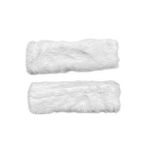 Peluş Seyahat Emniyet Kemer Pedi Kılıfı 2'li Beyaz
