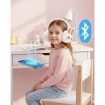Peluş T.şan Kulaklı Bluetooth Kulaklık Kablosuz Müzik Ve Tf Kart Destekli