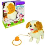 Peluş Tasmalı Yürüyen Köpek - Çok Renkli
