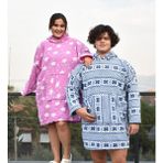 Peluşcu Dayı Welsoft Peluş Polar Giyilebilir Battaniye Pijama - 95 x 73 cm