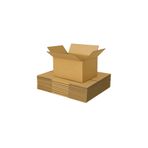 PEMA TEDARİK 50x30x30 Çift Oluklu Taşıma Nakliye Çeyiz Arşiv Kitap Boş Karton Koli 10 adet