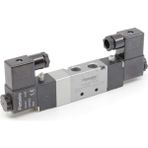 Pemaks Pv1 Serisi 5/3-1/4 Çift Bobin Solenoid Valf Kapalı Merkez 24VDC