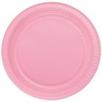 Pembe 25 Adet 22 cm Doğum Günü Parti Tabağı