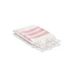 Pembe 2'Li Set | 90 X 180 Cm Kadın Plaj Havlusu, %80 Bambu