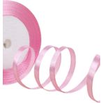 Pembe 3 mm Saten Kurdele 70 Metre - Dekorasyon Giyim Için