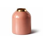 Pembe Altın Metal Emaye Vazo