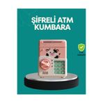 Pembe ATM Kasa Görünümlü Elektronik Şifreli Çocuk Kumbarası UCZZZSAM51MÜZİKLİIŞIKLIKUMBARA-18