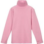 Pembe Basic Kışlık Tam Balıkçı Yaka Uzun Kollu Kız Çocuk Tişört - 12 Yaş