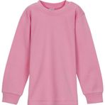 Pembe Basic Kız Çocuk Çıtçıtlı Sıfır Yaka Kışlık Uzun Kol Tişört