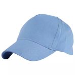 Pembe Basic Unisex Spor Düz Şapka Kep Açık Mavi Tek Ebat