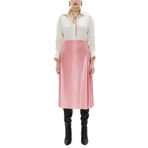 Pembe Beli lastikli midi etek 81150
