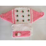 Pembe Beyaz İkili Banyo Lifi