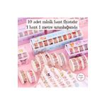 Pembe Çarşı 10'lu Sanrio Washi Tape Bant Seti Kuromi , My Melody, Cinnamoroll