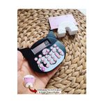 Pembe Çarşı Kuromi Mini Hesap Makinesi & Gökkuşağı Not Tutucu
